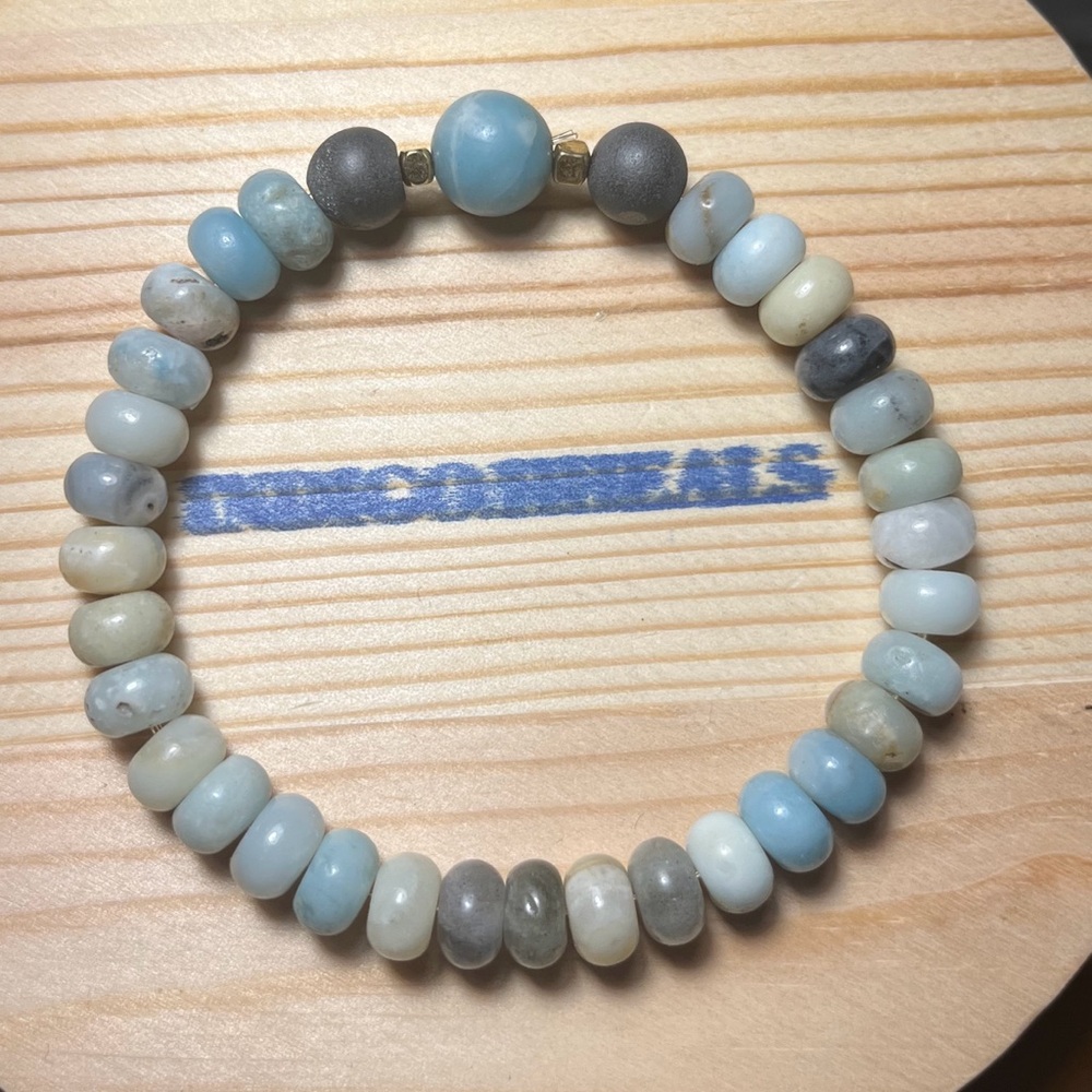 Timeless Amazonite Manifestation Beaded Bracelet